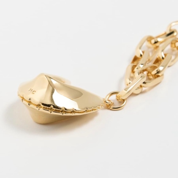 MARTHA CALVO Good Fortune Cookie 14K Gold Plated Necklace - Picture 6 of 7